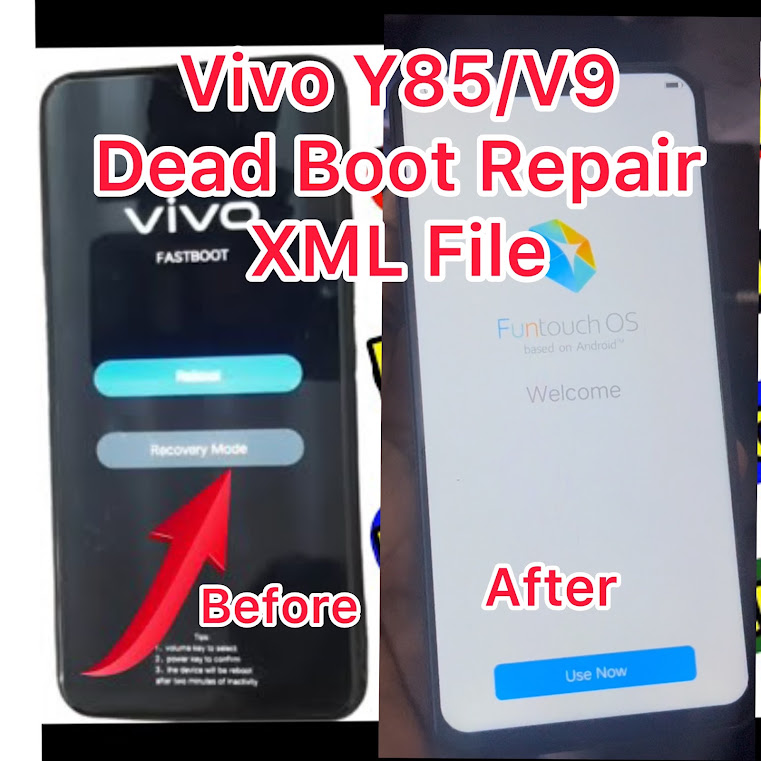 Vivo Y85/V9 Dead Boot Repair XML  File Convert to Global Rom